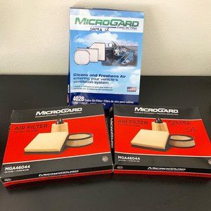 Microgard air filter lot for Nissan Sentra SR MGA46044 & 4028 cabin filter